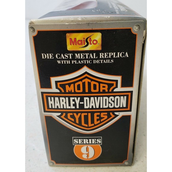 MAISTO HARLEY-DAVIDSON  1:18 SCALE DIECAST FXSTD Softail Deuce MOTORCYCLE Ser. 9 - Picture 6 of 8